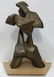 Modernist Bronze Sculpture Mid Century Abstract Figure - 2