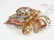 18k Gold Platinum 2.50ctw Diamond Ruby Butterfly Brooch - 3