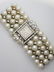 Vintage Retro Deco Omega Watch Set In Platinum Case wit - 2