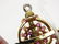 18k Gold Natural Ruby Emerald Diamond Pin Earring Set - 5