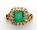 Antique Victorian 18k Gold 3.25ct Natural Emerald 1.35c