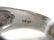 Vintage 14k White Gold Mens LG Black Star Sapphire Ring - 5