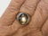 Vintage 14k White Gold Mens LG Black Star Sapphire Ring - 9