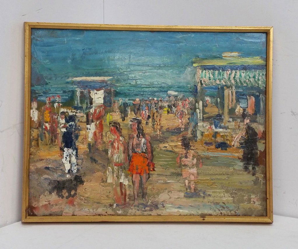 Paul Maas Vintage Impasto Oil Painting (1 of 7)