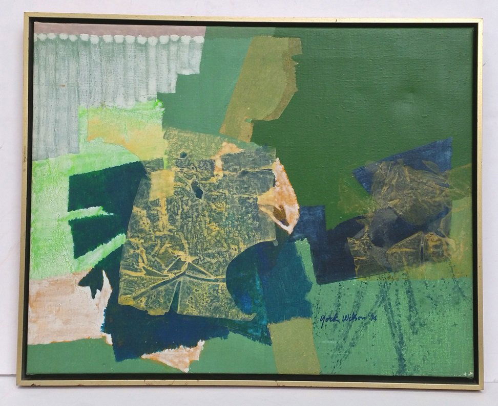 Vintage York Wilson Abstract Painting 1974 (1 of 6)