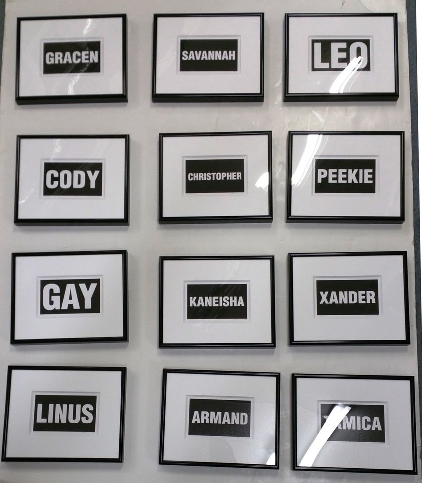 Allan McCollum Friends And Family 12 Print Suite 2004 (1 of 11)