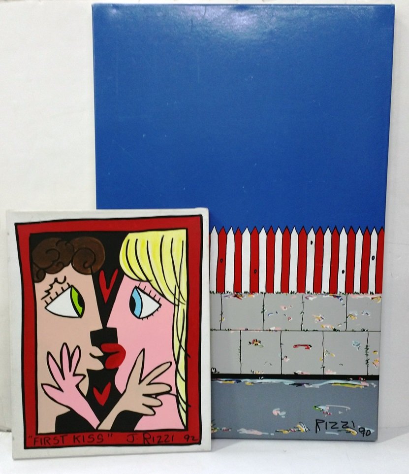 James Rizzi Lot Street 1990 & Magnets First Kiss 1992 (1 of 15)