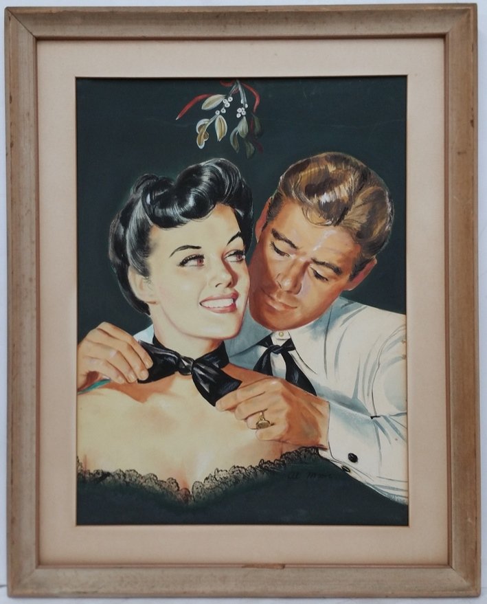 Al Moore Illustration Painting King Features Stamp (1 of 12)