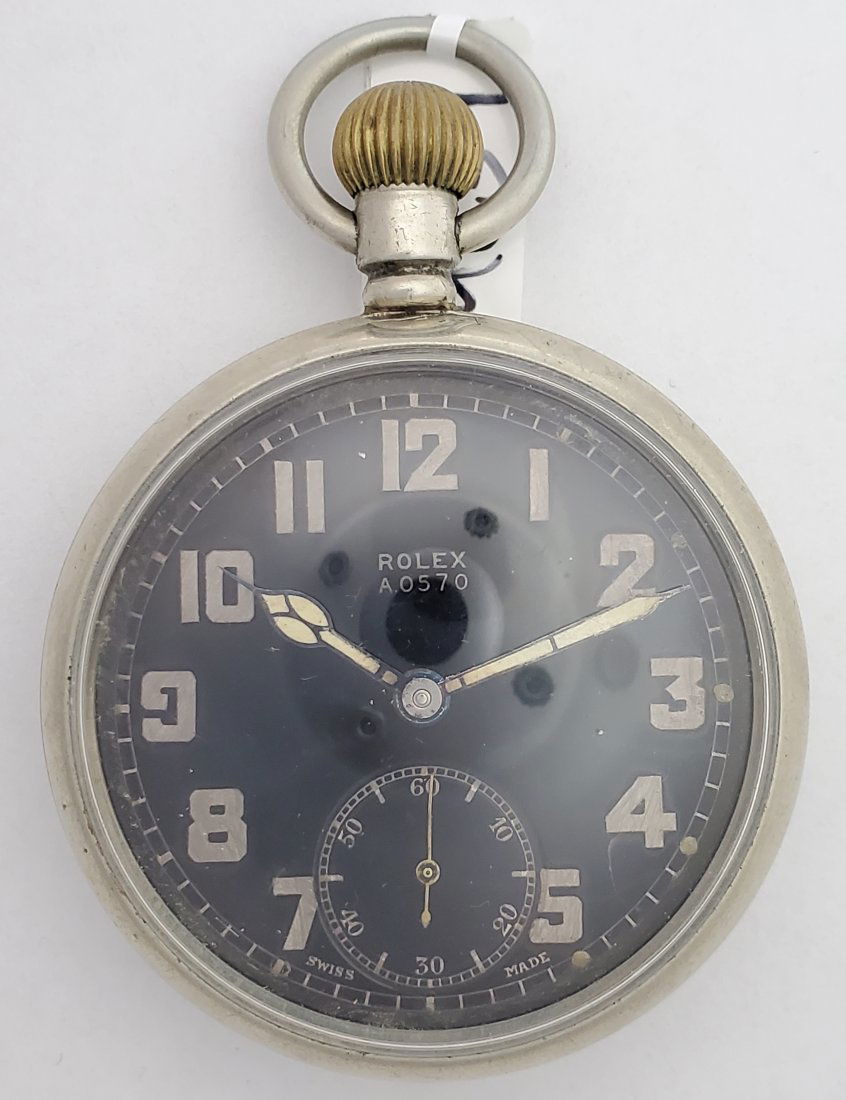 Rolex General Service Mark II P.413 A4: - Title: Rolex General Service Mark II P.413 A4 - Description: Up for auction is a lovely Rolex general service mark II pocket watch. This watch is running, but may need a service for accurate timekee