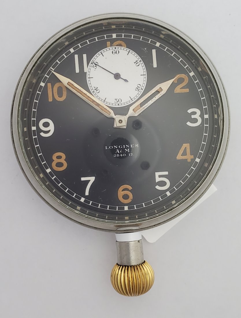 Longines Air Ministry WWI Pocket Watch: Title: Longines Air Ministry WWI Pocket Watch Description: Up for auction is a very cool Longines Air Ministry WWI pocket watch. The watch runs, but will most likely need a service to keep accurate ti