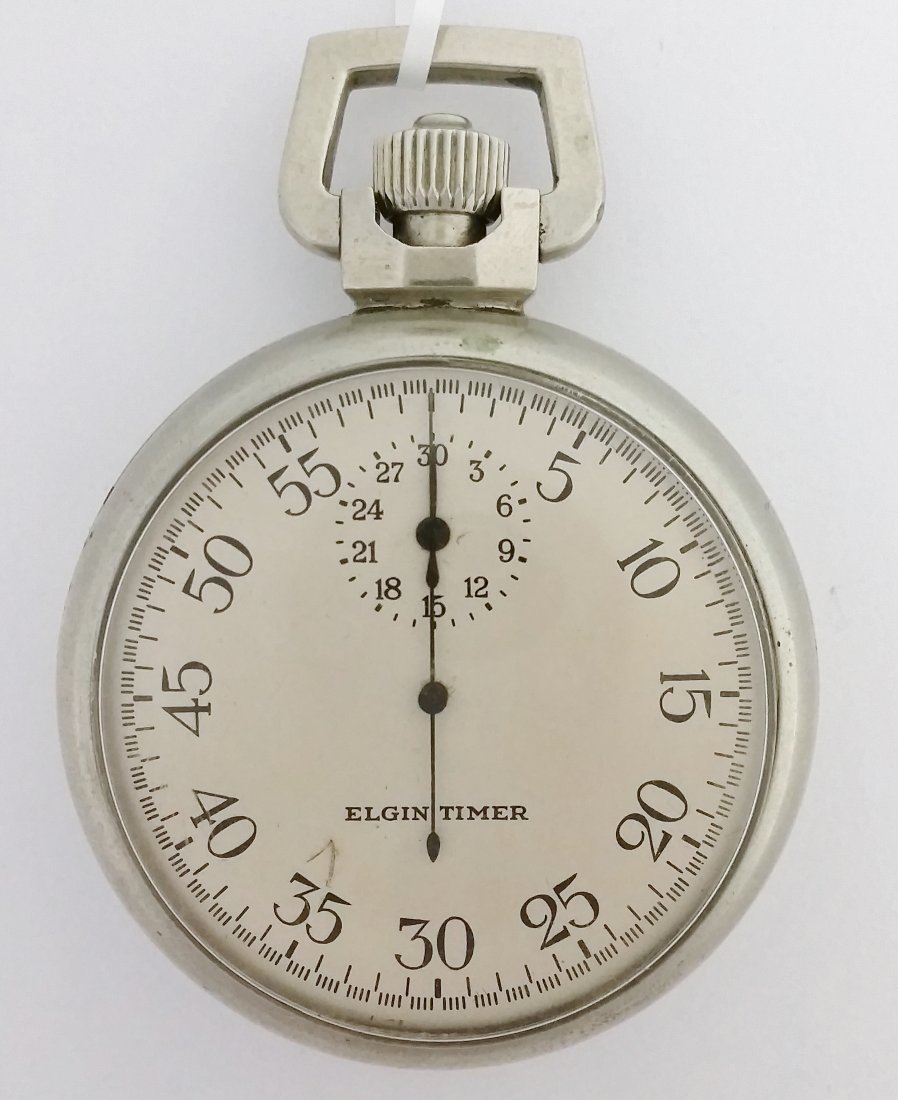 Elgin Timer Stop Watch US Navy Aircraft Nav WWII Era: - Title: Elgin Timer Stop Watch US Navy Aircraft Nav World War II Era - Description: An awesome piece of US history! This is a stop watch made by Elgin for the US Navy during World War II. It is engra