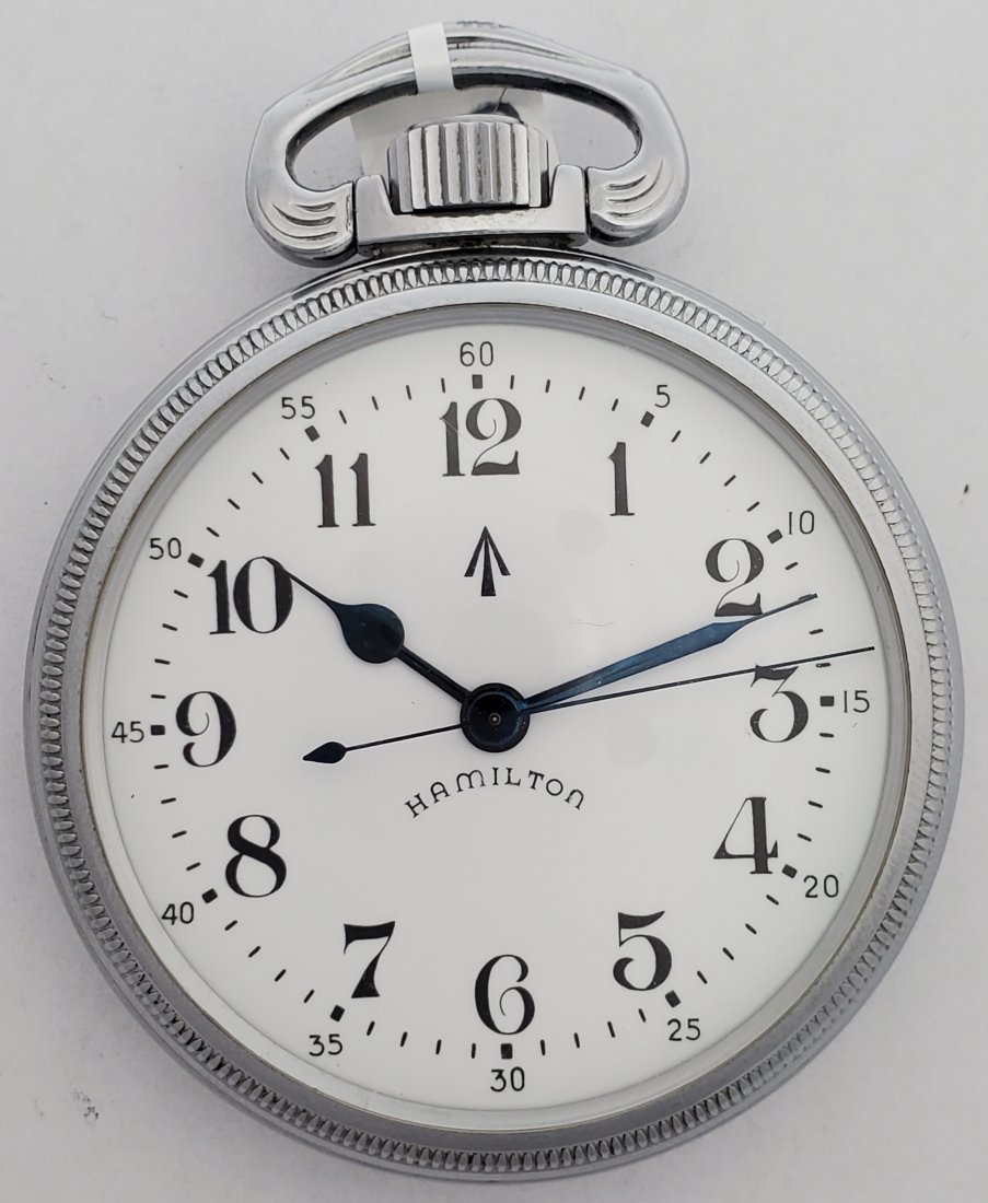 Hamilton 3992B Military Pocket Watch: Title: Hamilton 3992B P.438 Military Pocket Watch Description: Up for auction is a very good condition Hamilton 3992B military pocket watch. This watch is in wonderful condition! This watch looks almo