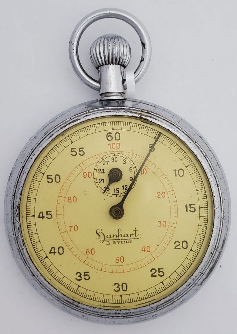 Hanhart Kriegsmarine Artillery Stop Watch Wwii German