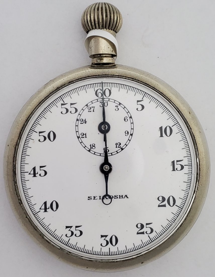 WWII Japanese Seikosha Army Air Corps Stopwatch: Title: WWII Japanese Seikosha Army Air Corps Stopwatch Description: Up for auction is a really cool WWII Japanese Seikosha Army Air Corps stopwatch. This watch starts, stops, and resets wonderfully. T