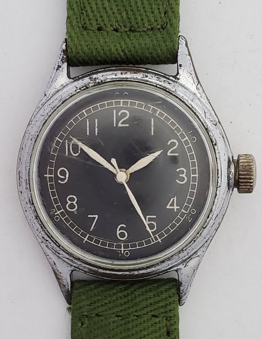 USA Ordinance Dept. Bulova WWII Wrist Watch: Title: USA Ordinance Dept. Bulova WWII Wrist Watch Description: Up for auction is a USA Ordinance Dept. Bulova WWII wrist watch. This watch is running but may need a service for more accurate timekeep
