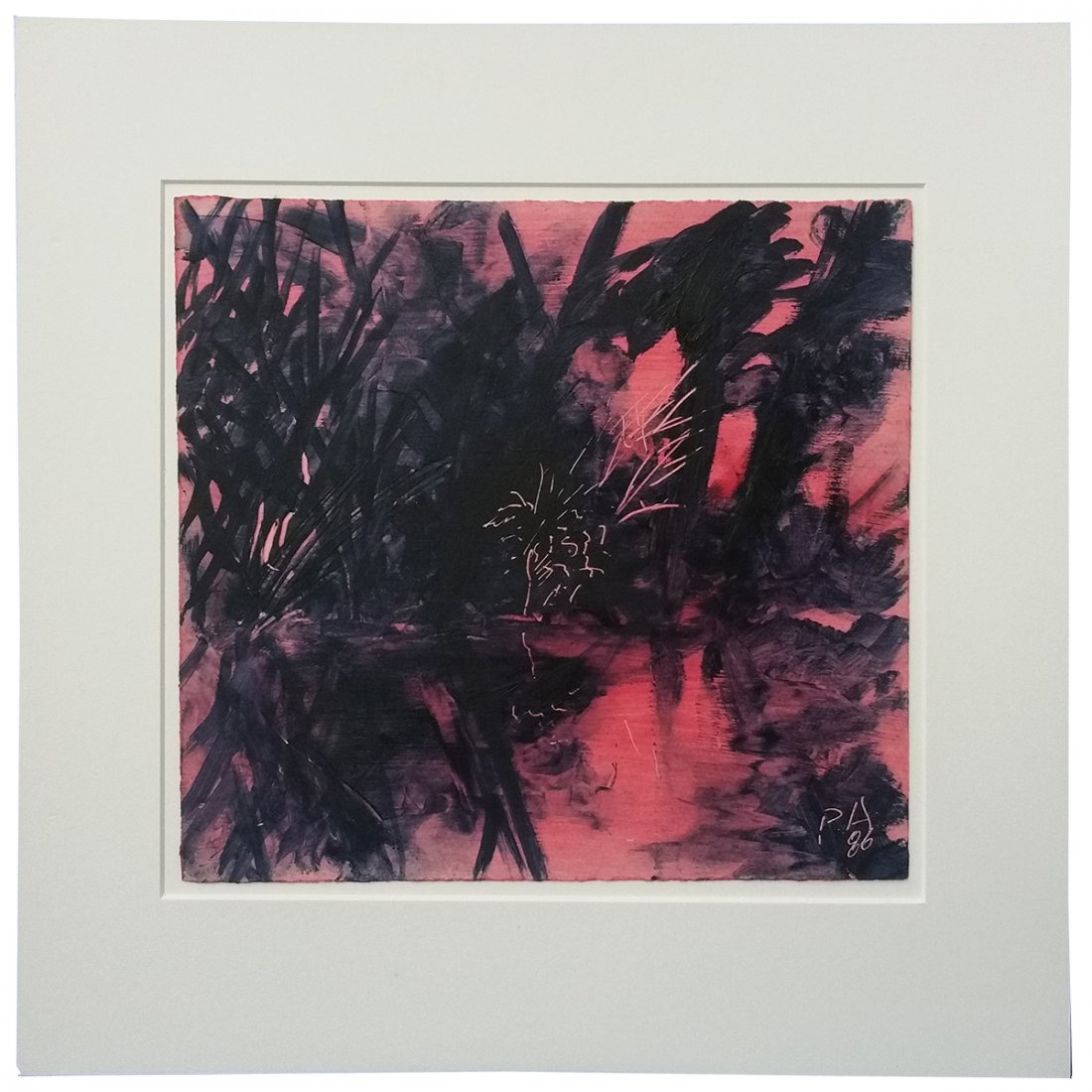 Peter Alexander California 1986 Swamp Oil Painting (1 of 8)