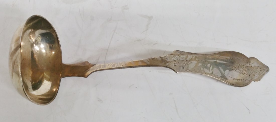 Monumental Duhme Cincinnati Coin Silver Ladle 1870s (1 of 5)