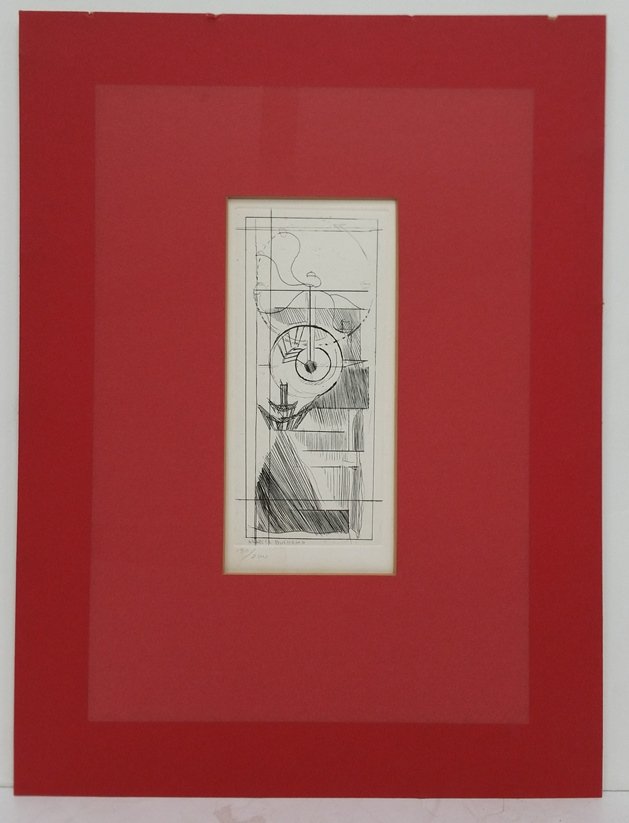Marcel Duchamp ed200 Study of Chocolate Grinder Etching (1 of 13)