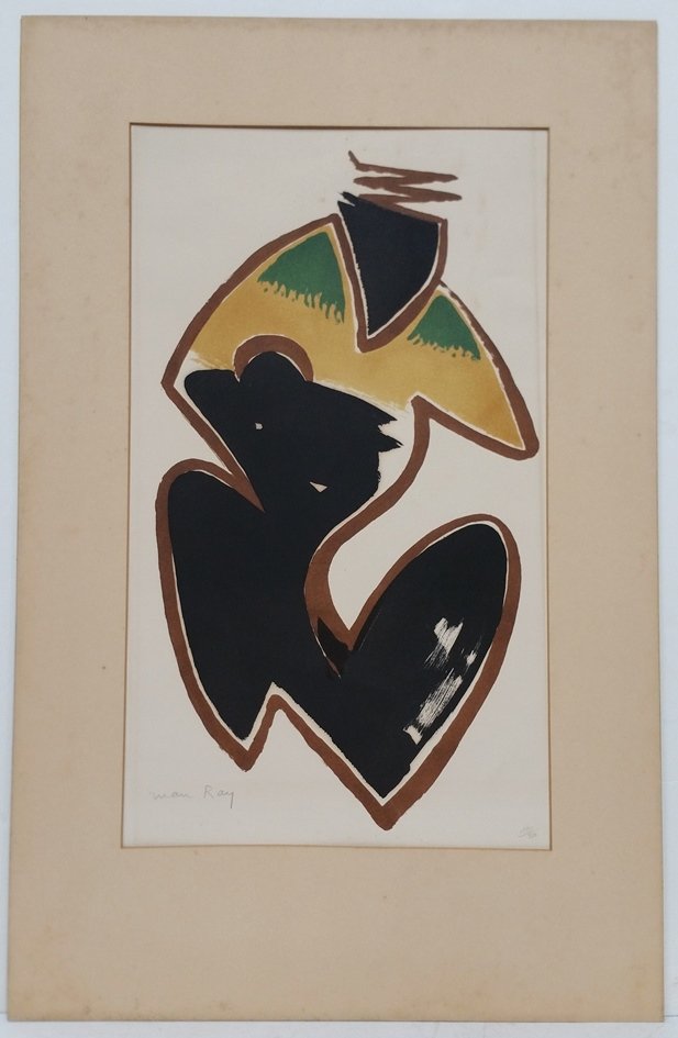Man Ray Pencil Signed Color Lithograph (1 of 14)