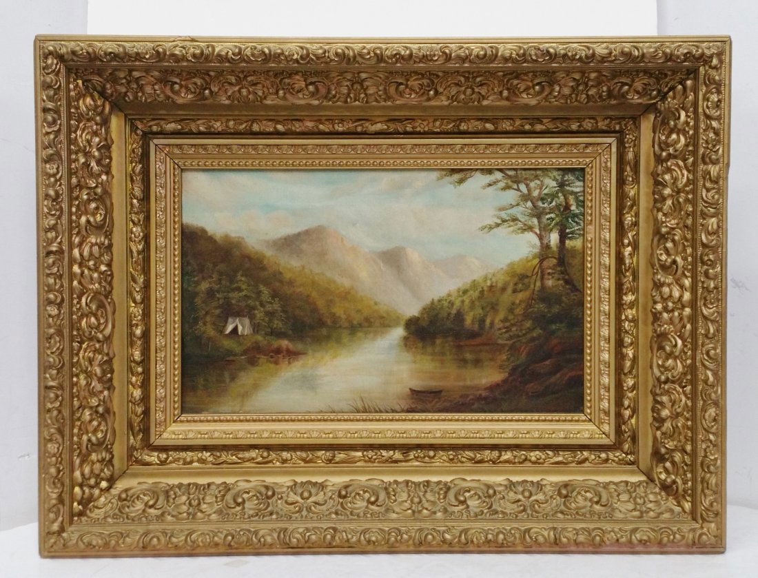 Martha Root Oil Canvas Given To Helen DeWaele Landscape (1 of 7)