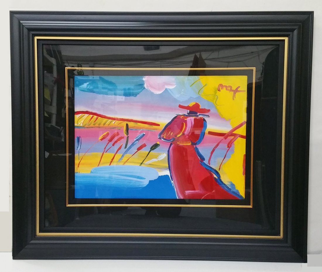 Walking In Reeds Orig Peter Max Mixed Media (1 of 6)