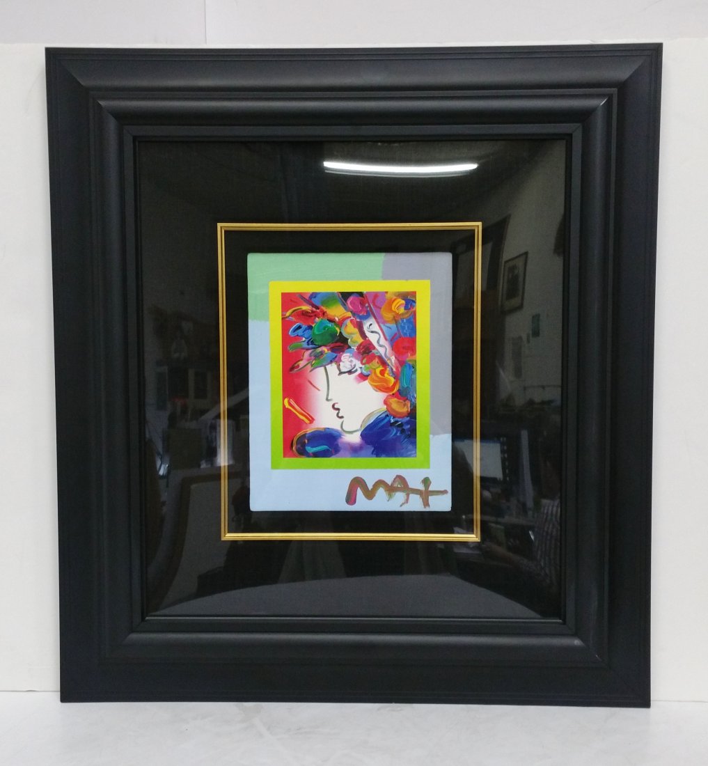 Blushing Beauty Orig Peter Max Mixed Media (1 of 7)