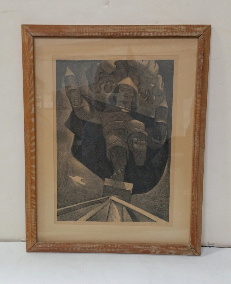 Jean Charlot El Volador Lithograph (1 of 5)