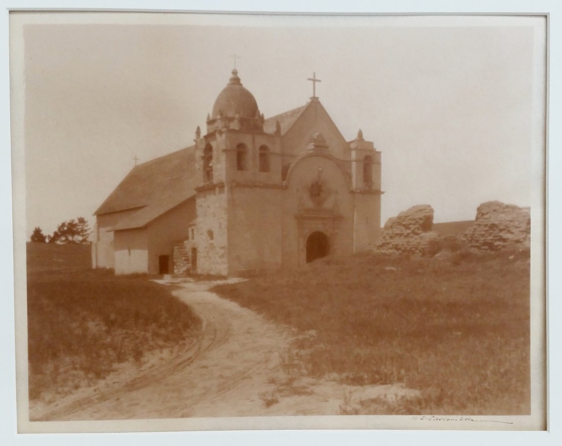 Dassonville CA Mission Church Silver Gel Print (1 of 5)