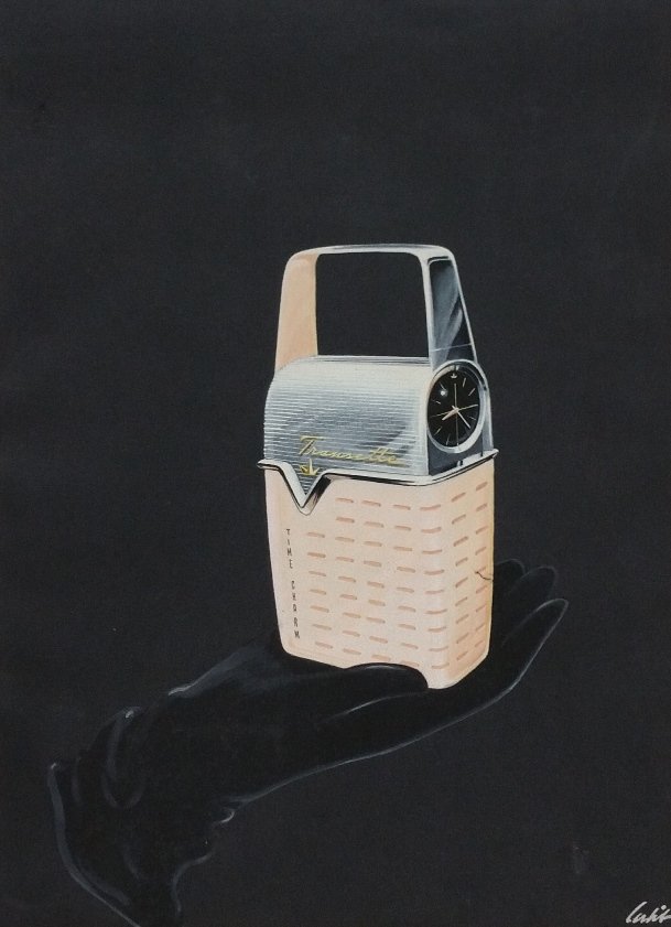 Rare Richard Arbib Transistor Radio Watch Painting (1 of 9)