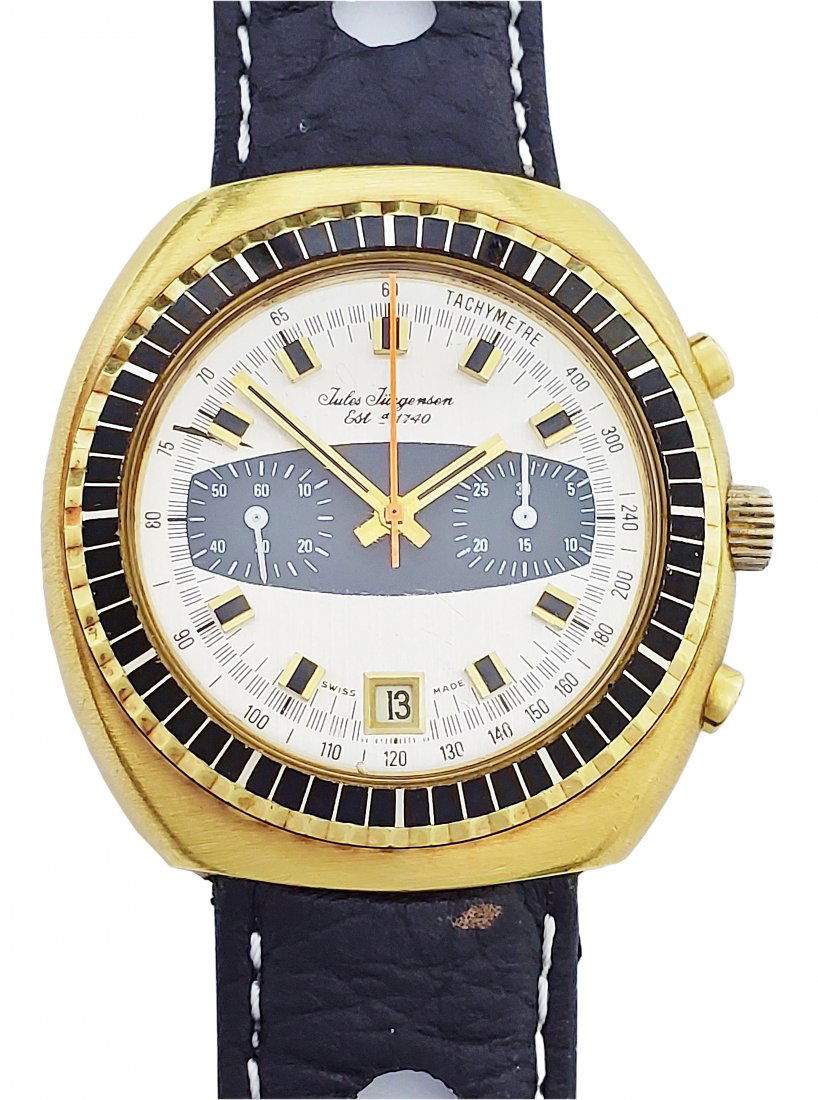 Huge Jules Jurgensen Jurgentron Chronograph Valjoux7734 (1 of 9)