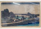 Antique 1850s Ukiyo-e Woodblock Print Japan