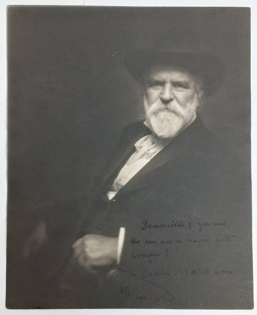 William Dassonville Edwin Markham Signed Portrait Photo (1 of 6)