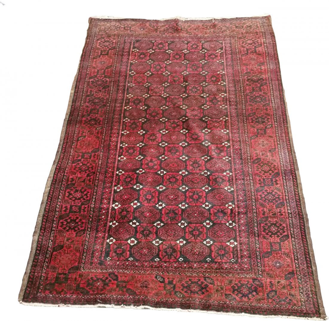 Geometric Oriental Rug Persian Carpet 78in x 47.5in (1 of 7)