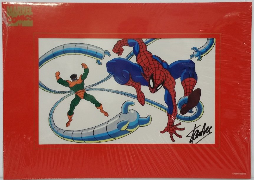 Stan Lee Signed 1990s Spider-Man Series Print (1 of 5)
