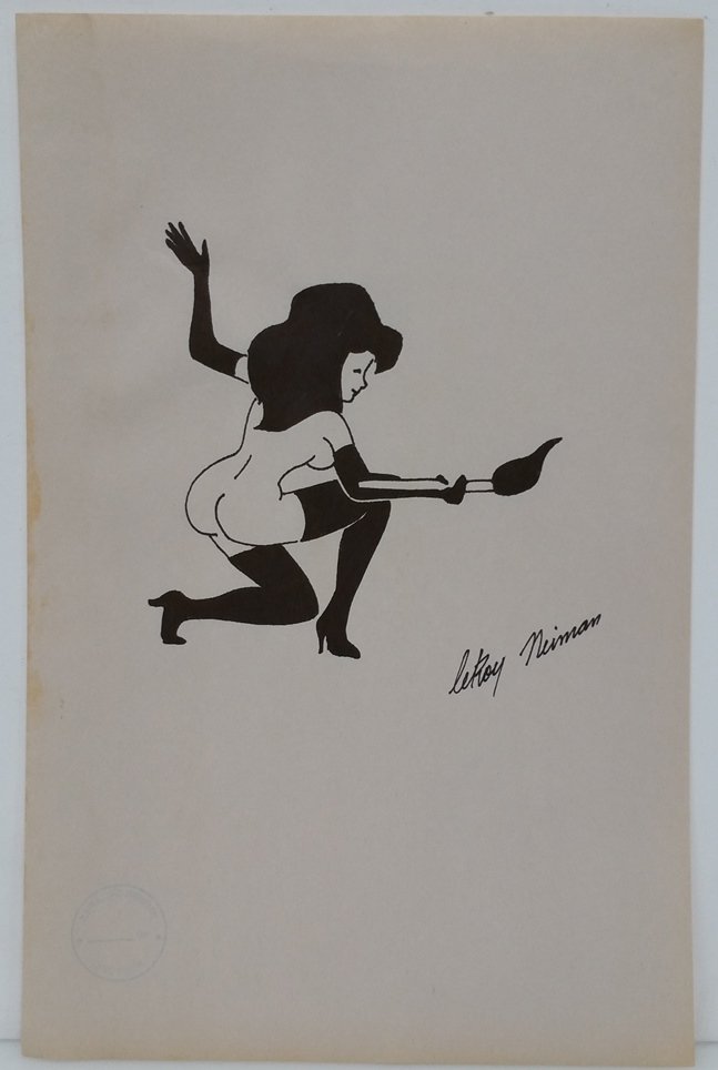 Nude Pin Up Orig Leroy Neiman Signed Ink Drawing: Title:Nude Pin Up Orig Leroy Neiman Signed Ink Drawing Description: Nude Pin Up Original Leroy Neiman Signed Ink Drawing Illustration Sheet Size:13 X 8.5 inches Condition:Displays some toning a