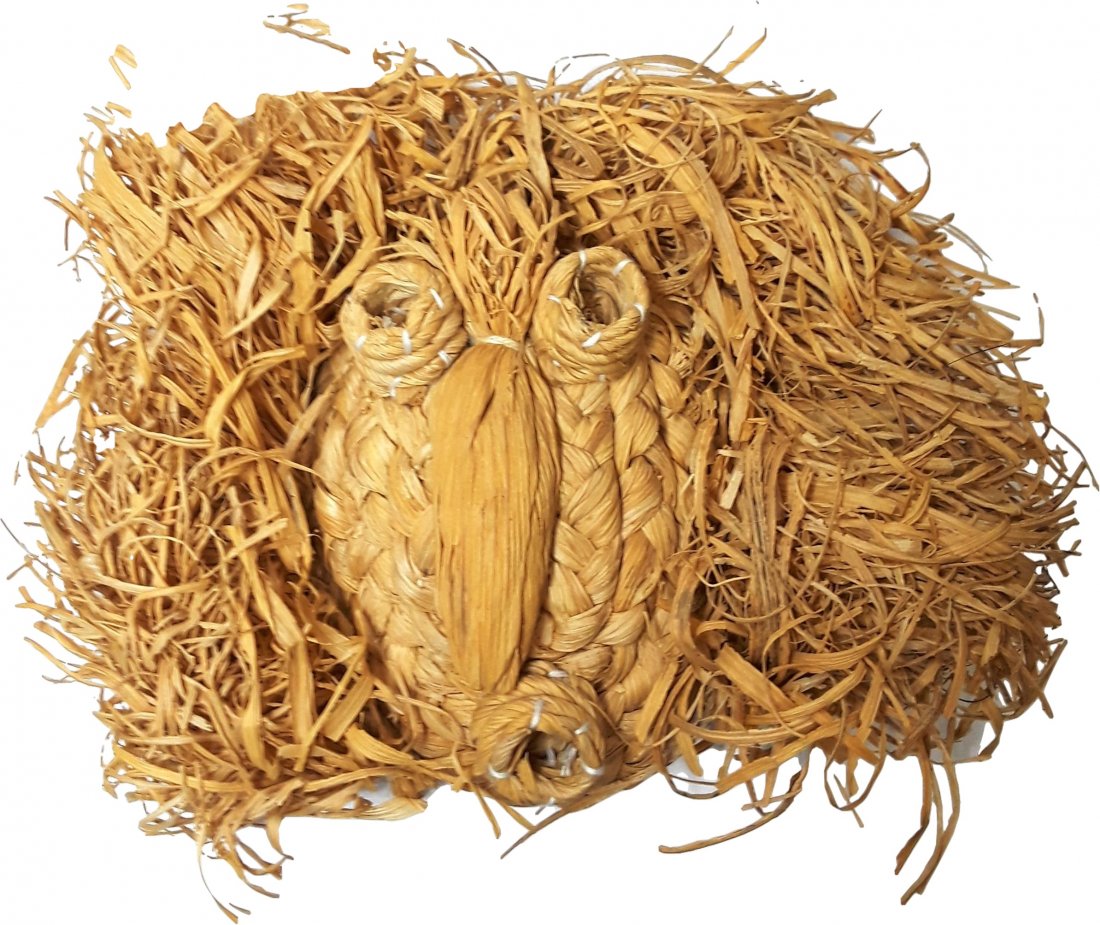 Vintage Perhaps Iroquois Small Basketry Mask (1 of 4)