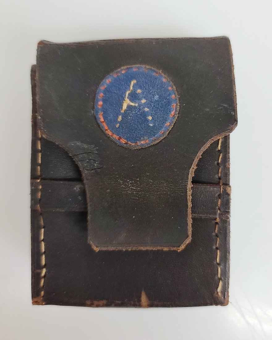 WWII American Camp Dachau Sgt Snow OD Lighter (1 of 4)