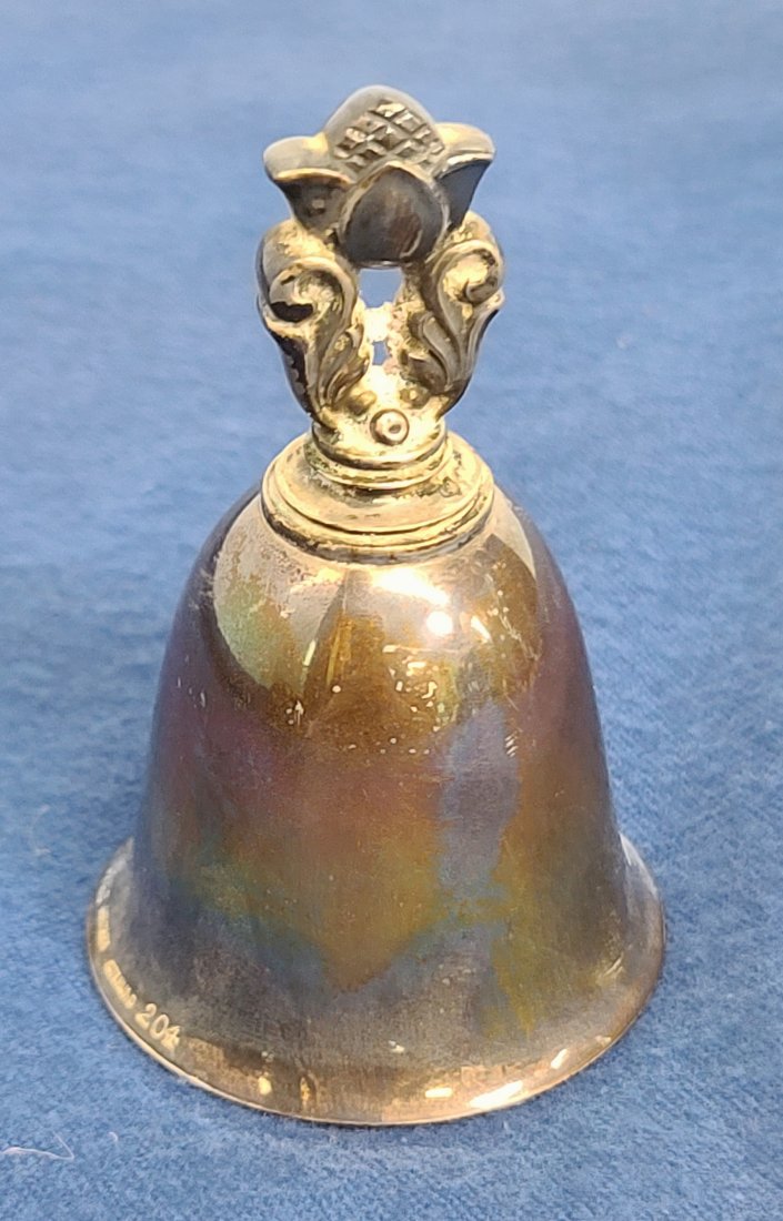 Georg Jensen Acorn Sterling Silver Bell (1 of 5)