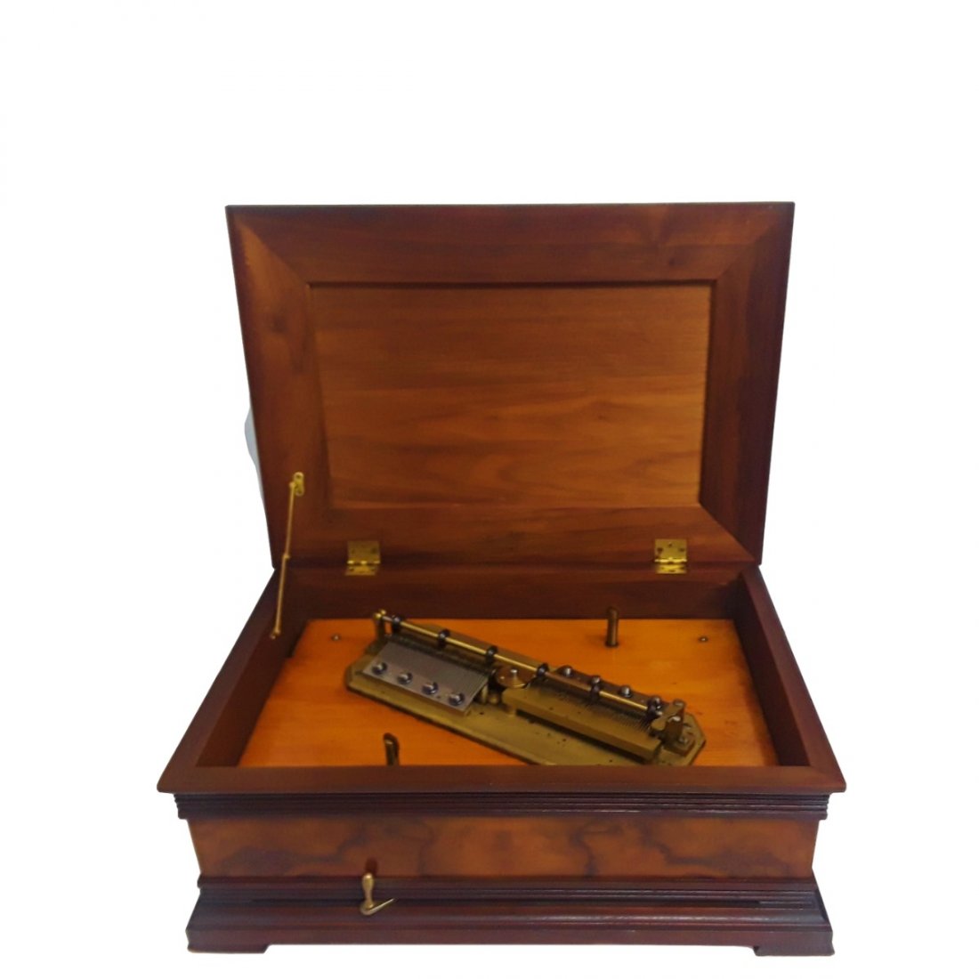 Antique European Double Comb Music Box Phonograph (1 of 18)