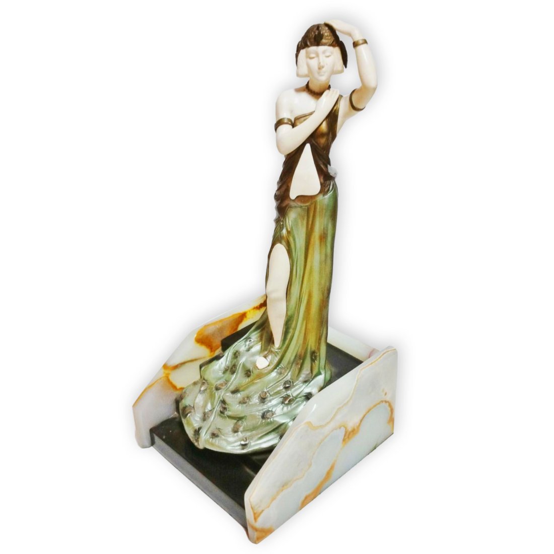 Bouraine Art Deco Bronze Sculpture Statue (1 of 11)