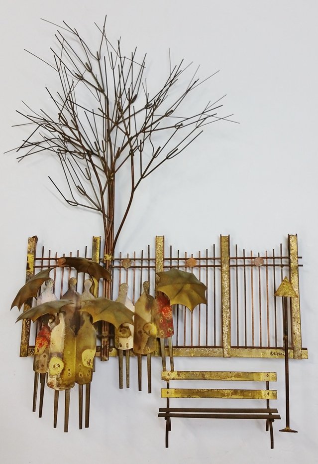 Vintage Curtis Jere Brutalist MCM Wall Sculpture (1 of 10)