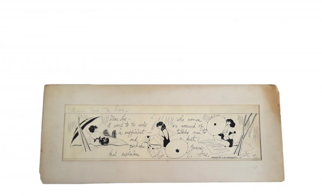 Gettier Letters From Sue To Lou Original Daily Strip (1 of 11)