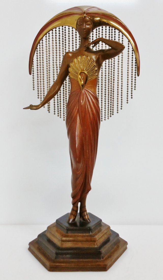 Erte Bronze French Art Deco Statue ed300 Soleil (1 of 11)