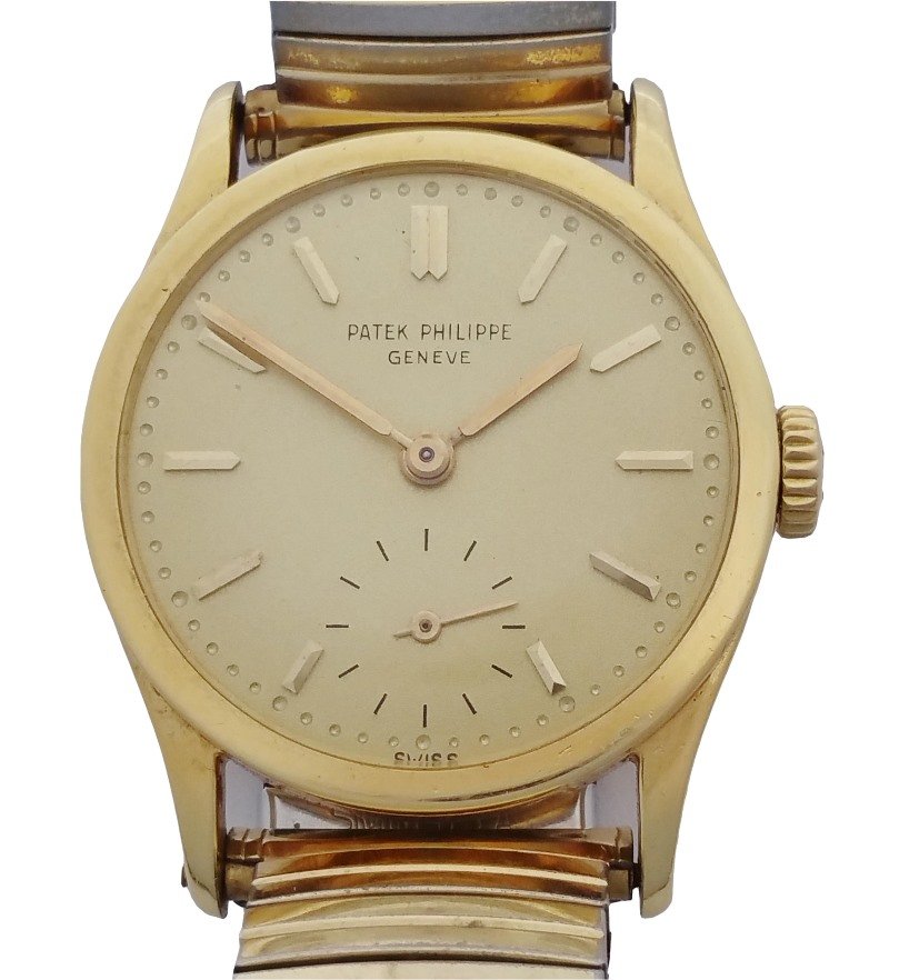 Patek Philippe Calatrava 18k Gold Mens Vintage Watch (1 of 10)