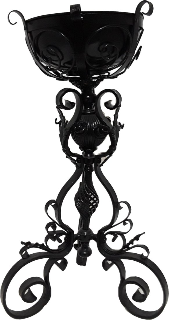 Iron Ornate Beaux Arts Plant Stand Modern Plant Stand (1 of 6)