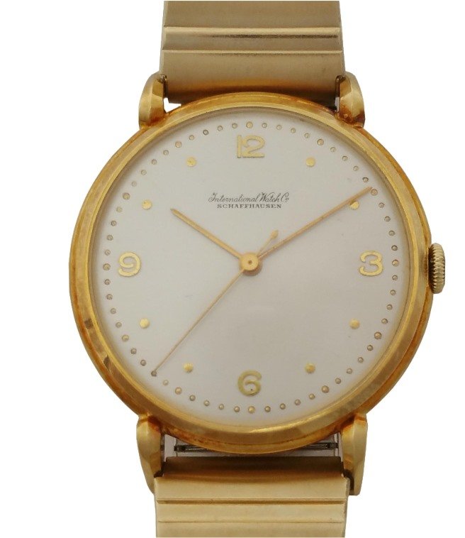 IWC 18k Gold Spider Lugs Sweep Seconds Cal 89 Watch (1 of 9)