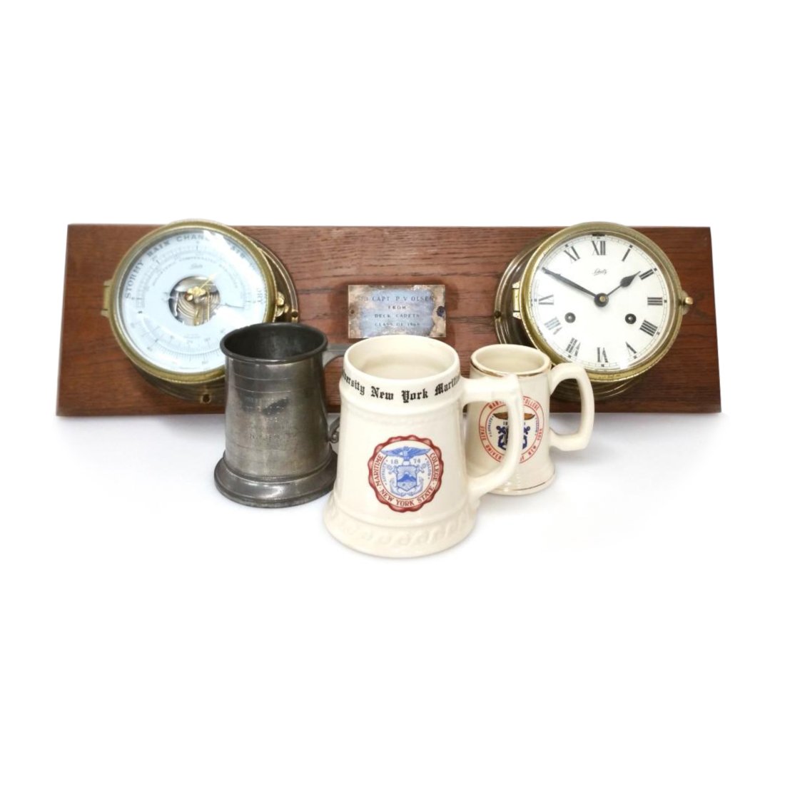 Capt PV Olsen Maritime College Ships Clock Barometer (1 of 14)