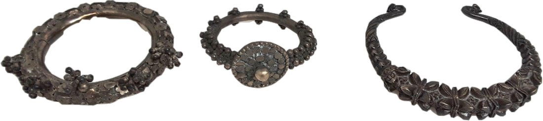 Lot Of Indian Middle Eastern Bracelets Torc Necklace (1 of 12)