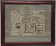 Antique 16th Century Map South America