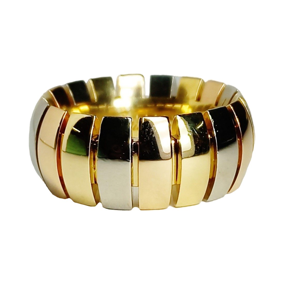 Cartier 18k Rose White Yellow Gold Unisex Ring (1 of 9)